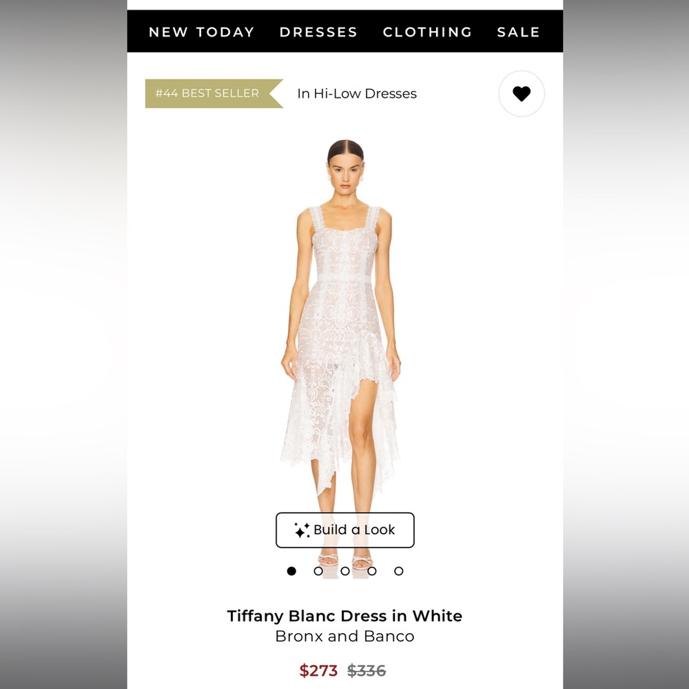 Bronx and Banco Tiffany Blanc White Lace Dress - Picture 5 of 7
